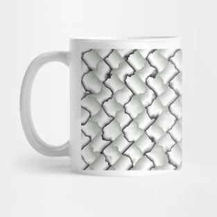 Silver Abstract Background Mug